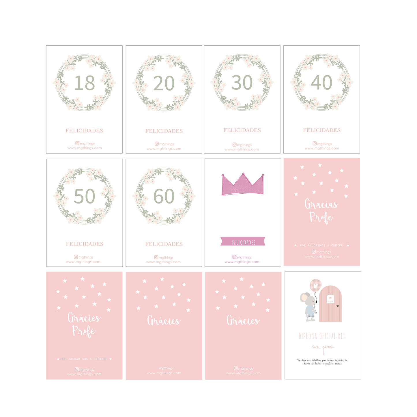 Collar con cruz de plata de 20 mm.