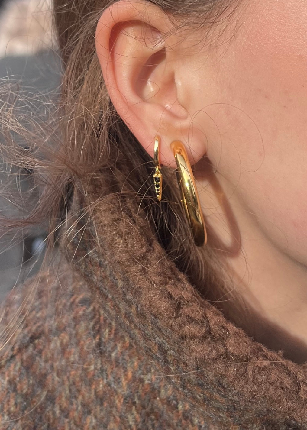 Pendiente acero concha