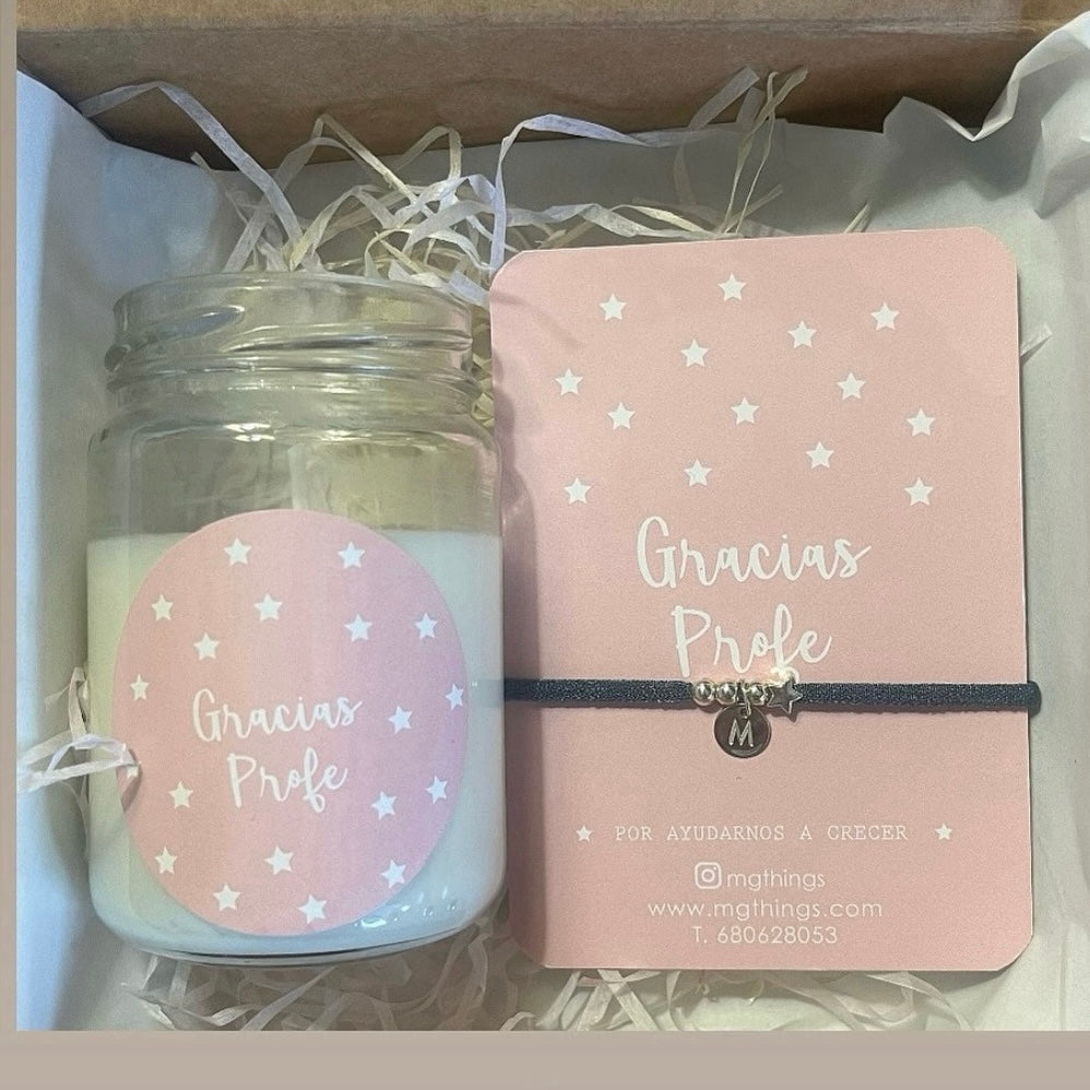 Pack vela y pulsera