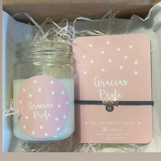 Pack vela y pulsera