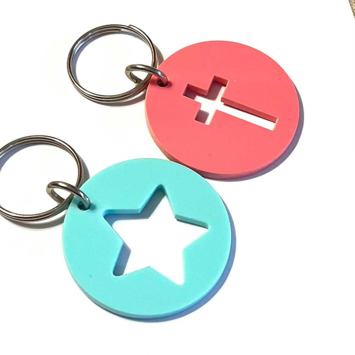Llavero metacrilato personalizado