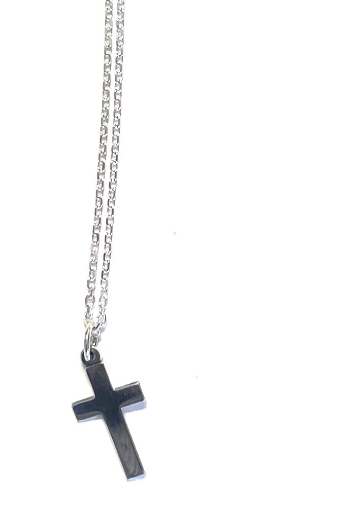 Collar cadena cruz