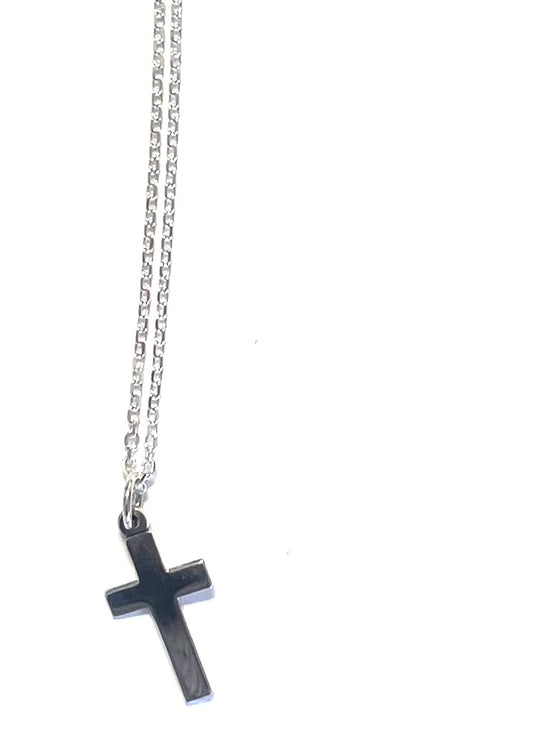 Collar cadena cruz