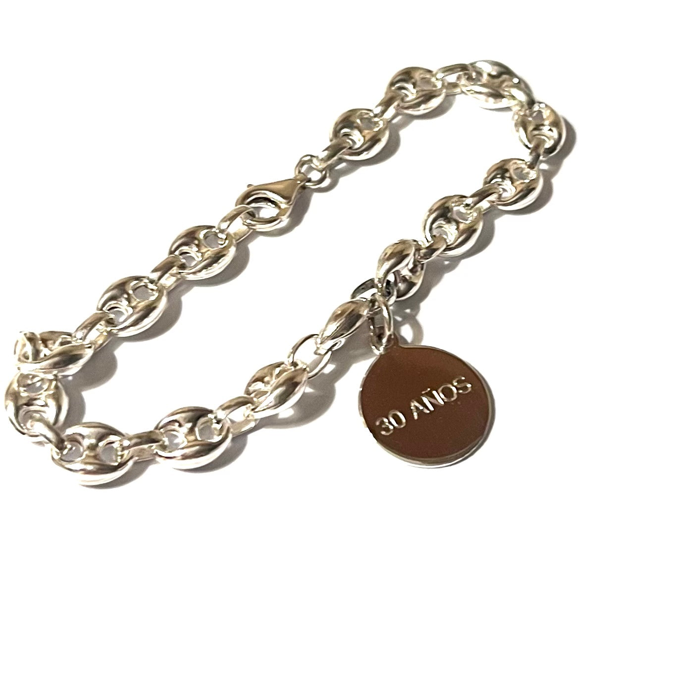 Pulsera de calabrotes con medalla.