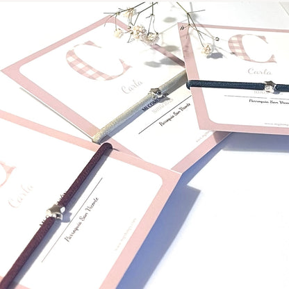 Pack 8-Detalle primera comunión pulsera estrella plateada ( pack 8)