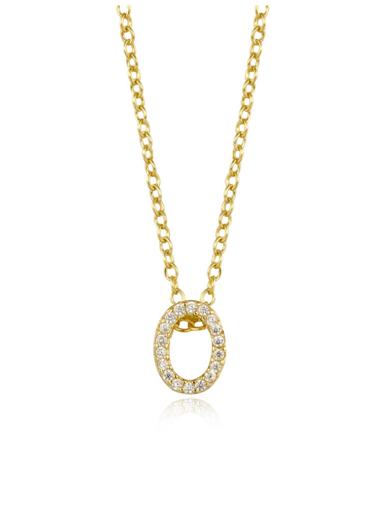 Collar inicial de circonitas