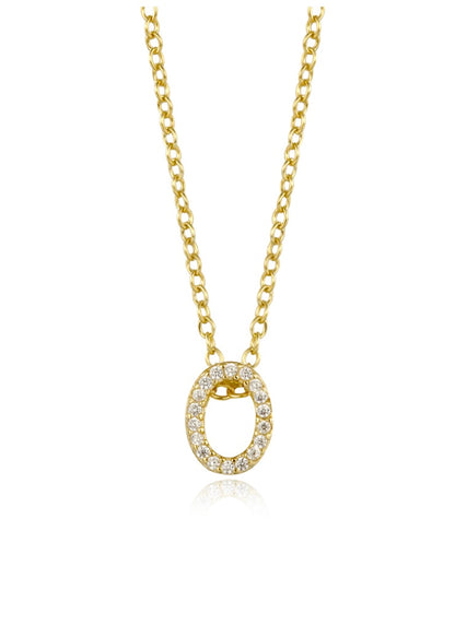 Collar inicial de circonitas