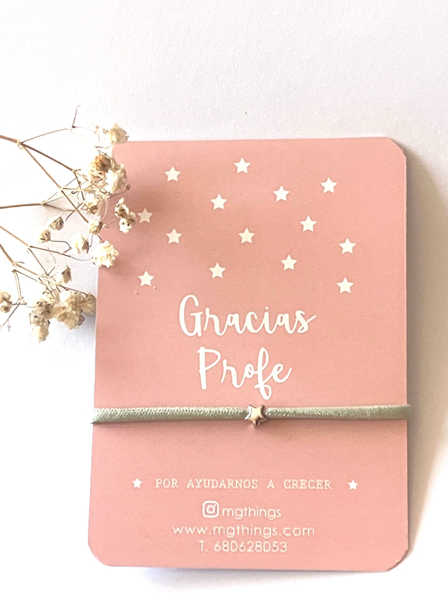 Regalos Profes: Pulsera elástica estrella.