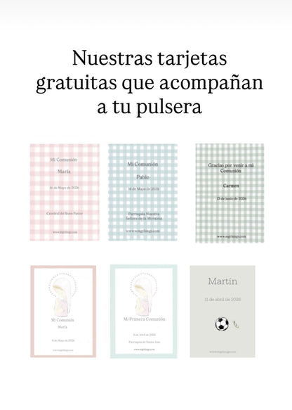Pulseras pack de 8 unidades de Escapulario Virgen del Carmen