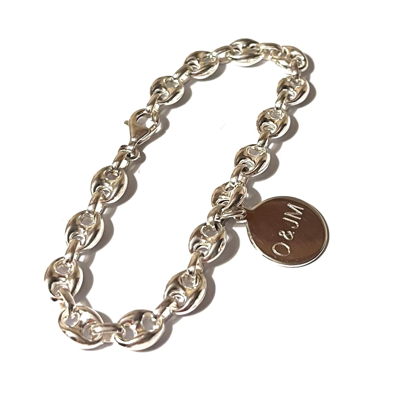 Pulsera de calabrotes con medalla.