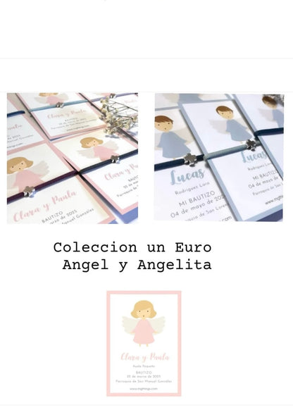 Detalle Bautizo: Cruces de lino. Packs de 8 unidades.